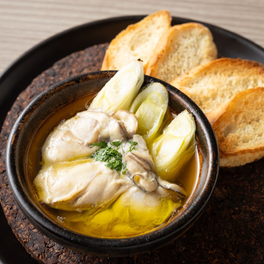 牡蠣のアヒージョ