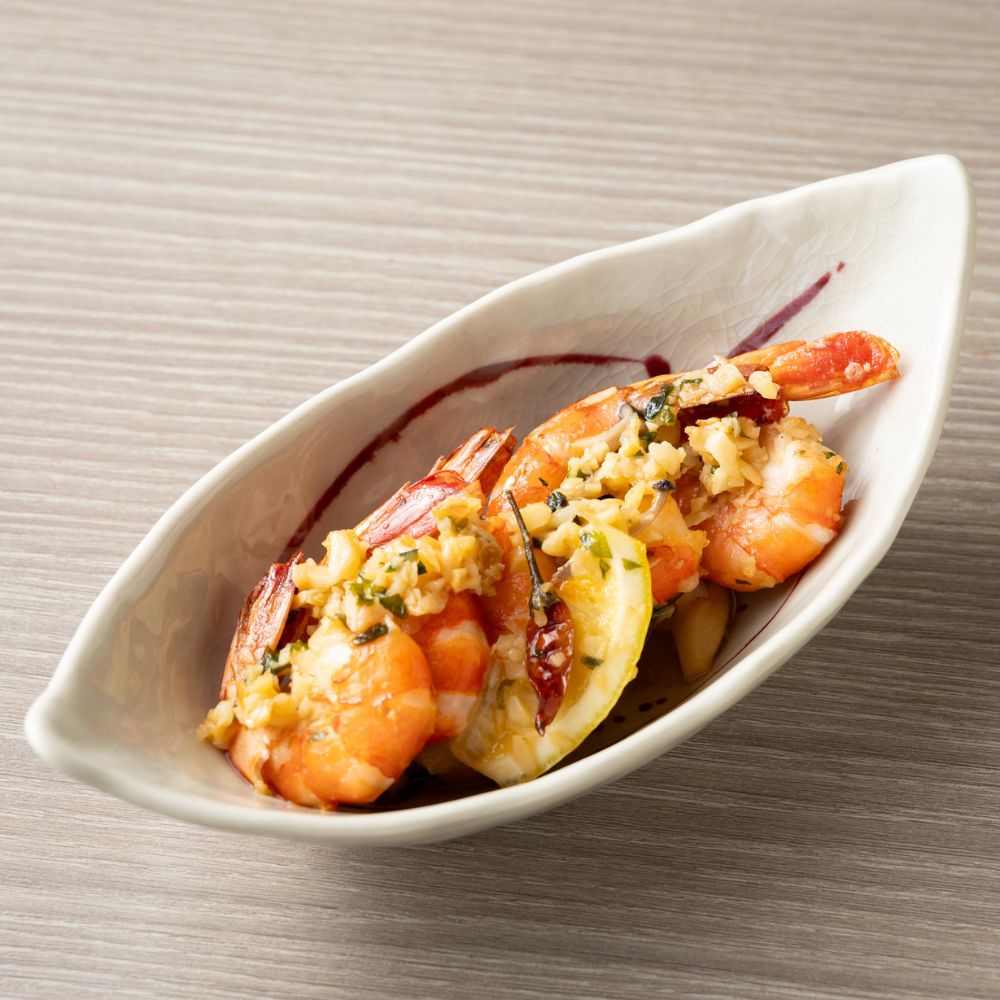 香草香るガーリックシュリンプ