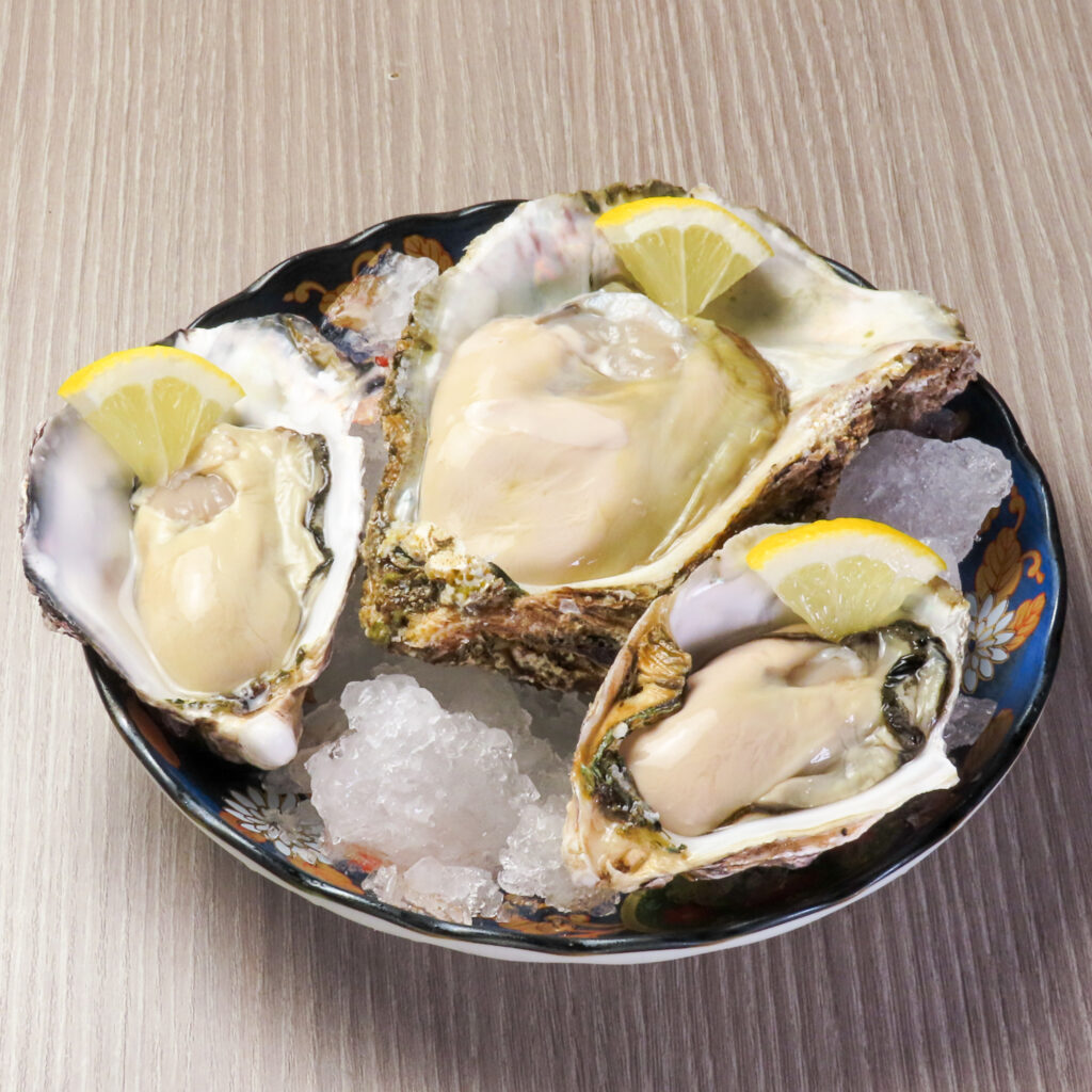 牡蠣3種盛り合わせ